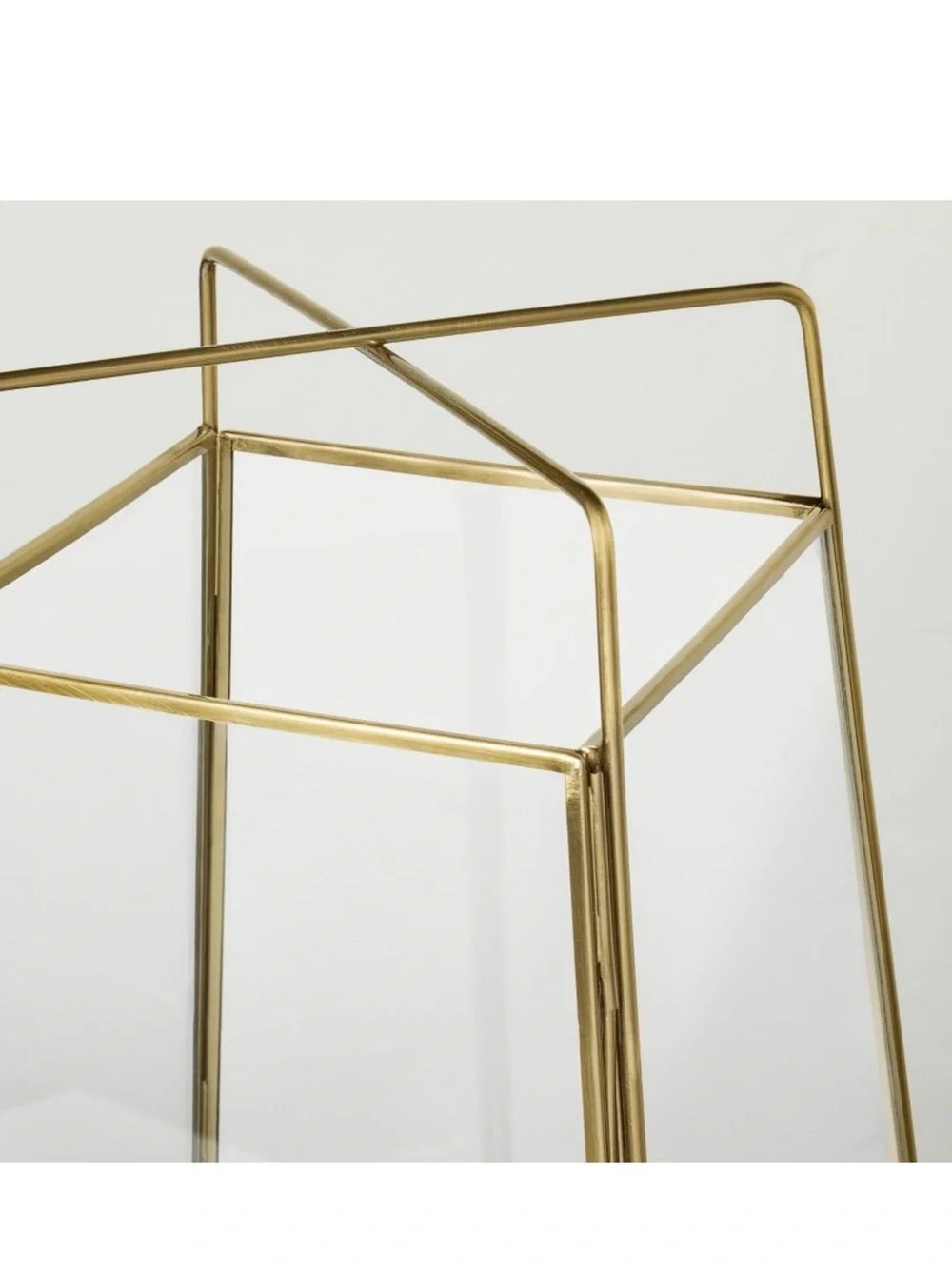 NEW! Hearth & Hand w/Magnolia, 20” Large Brass Finish Lantern